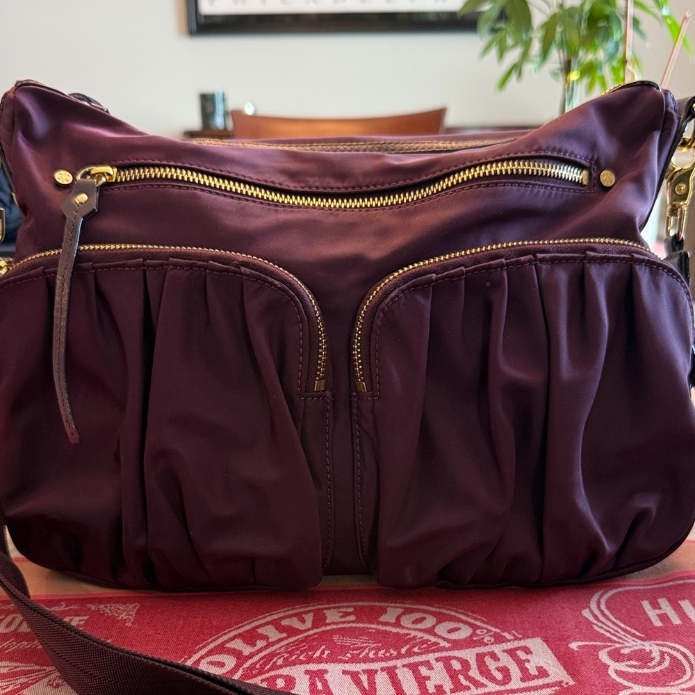 MZ Wallace Deep Purple Shoulder/Cross body Bag